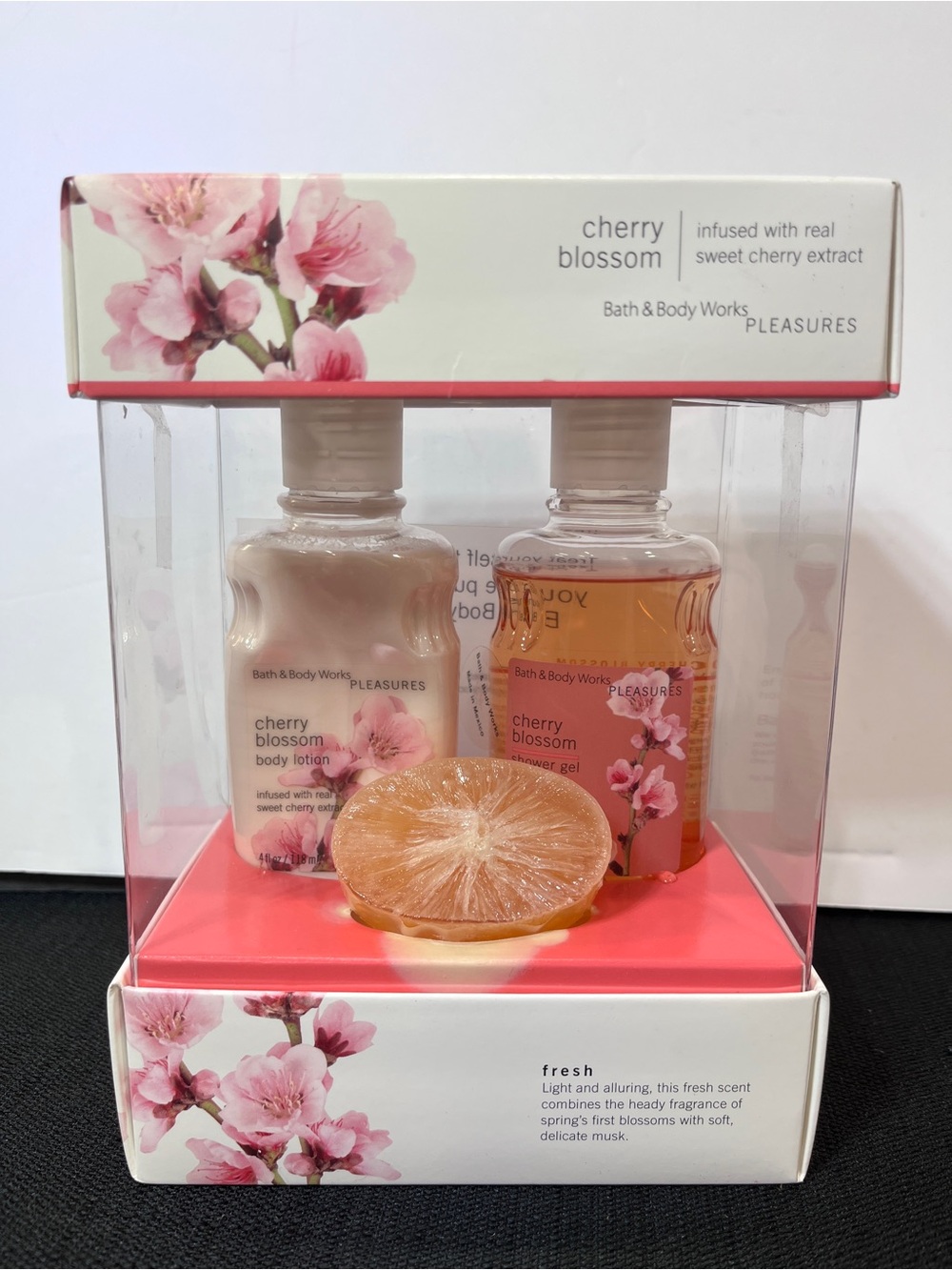Bath & Body Works Cherry Blossom Body Lotion & Shower Gel - Pink